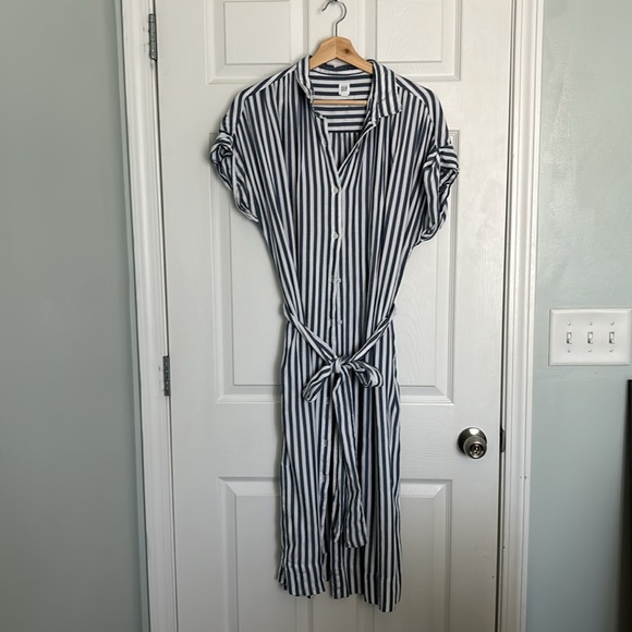 Gap blue & white stripe dress - Picture 5 of 5